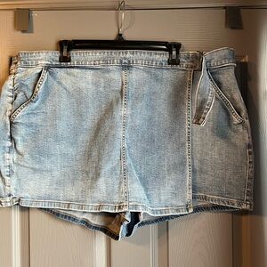 Torrid Light Blue Denim Jean Skort